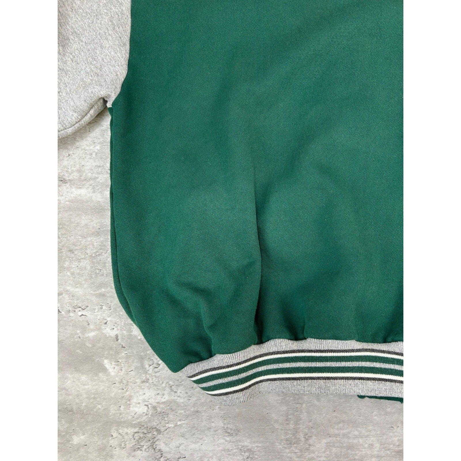 Vintage 90s Green Bay Packers NFL Embroidered Logo Bomber Jacket Size 2XL