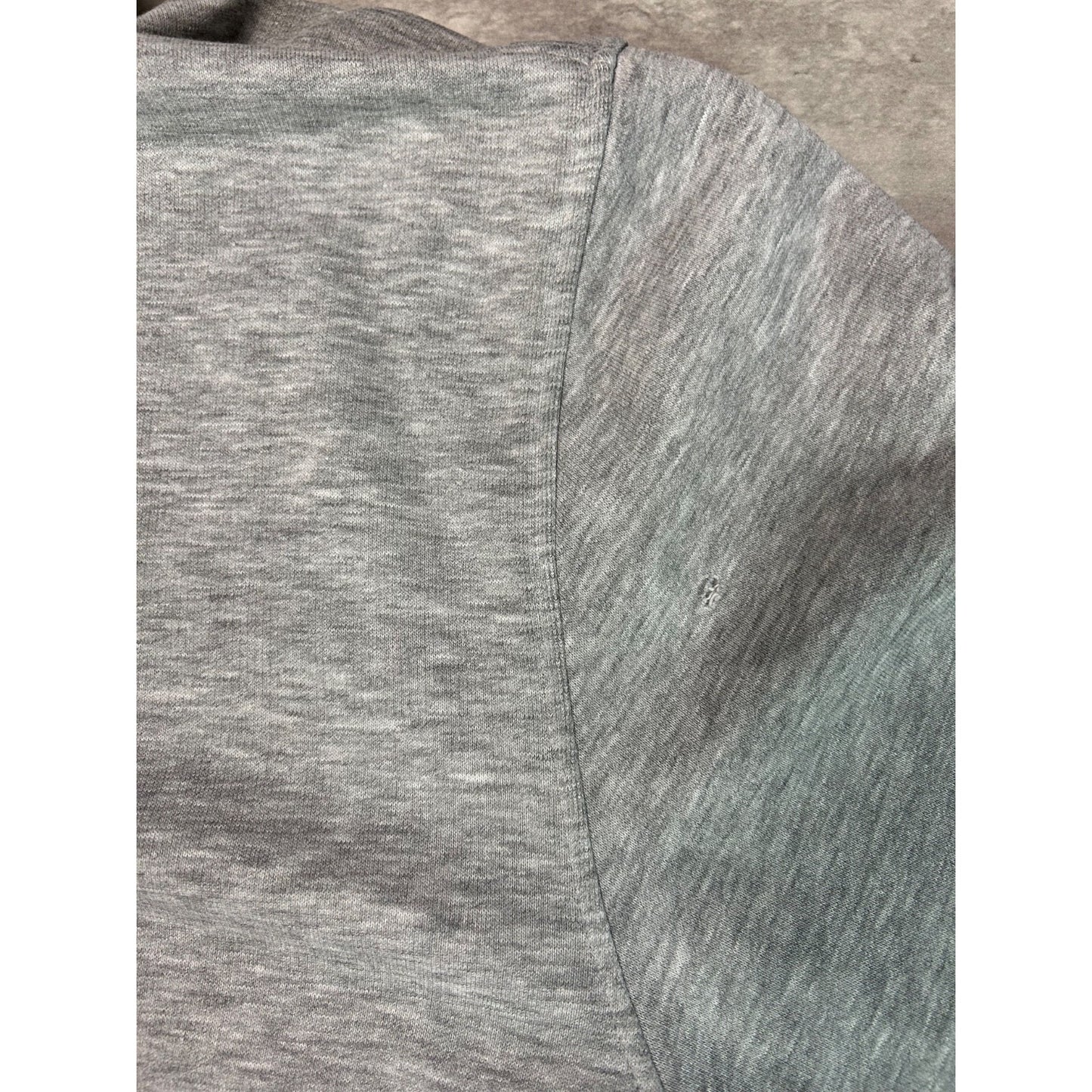 Vintage 2000s Nike Embroidered Mini Swoosh Hooded Sweatshirt Size Large Gray