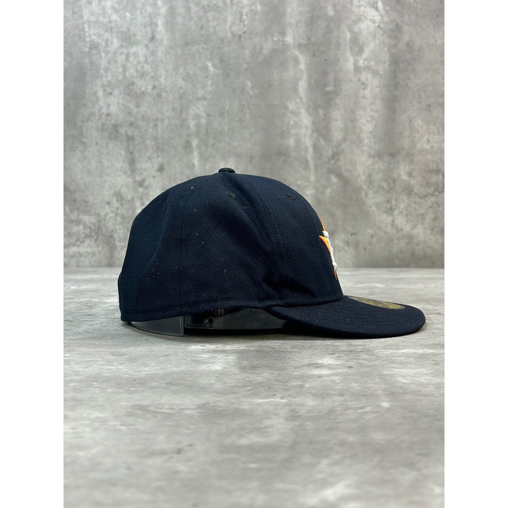 Houston Astros MLB Embroidered Logo Baseball Fitted Hat Size 7 1/2