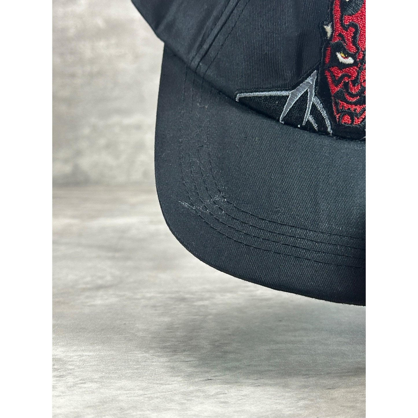 Vintage Star Wars The Phantom Menace Darth Maul Movie Promo Strapback Hat OSFA