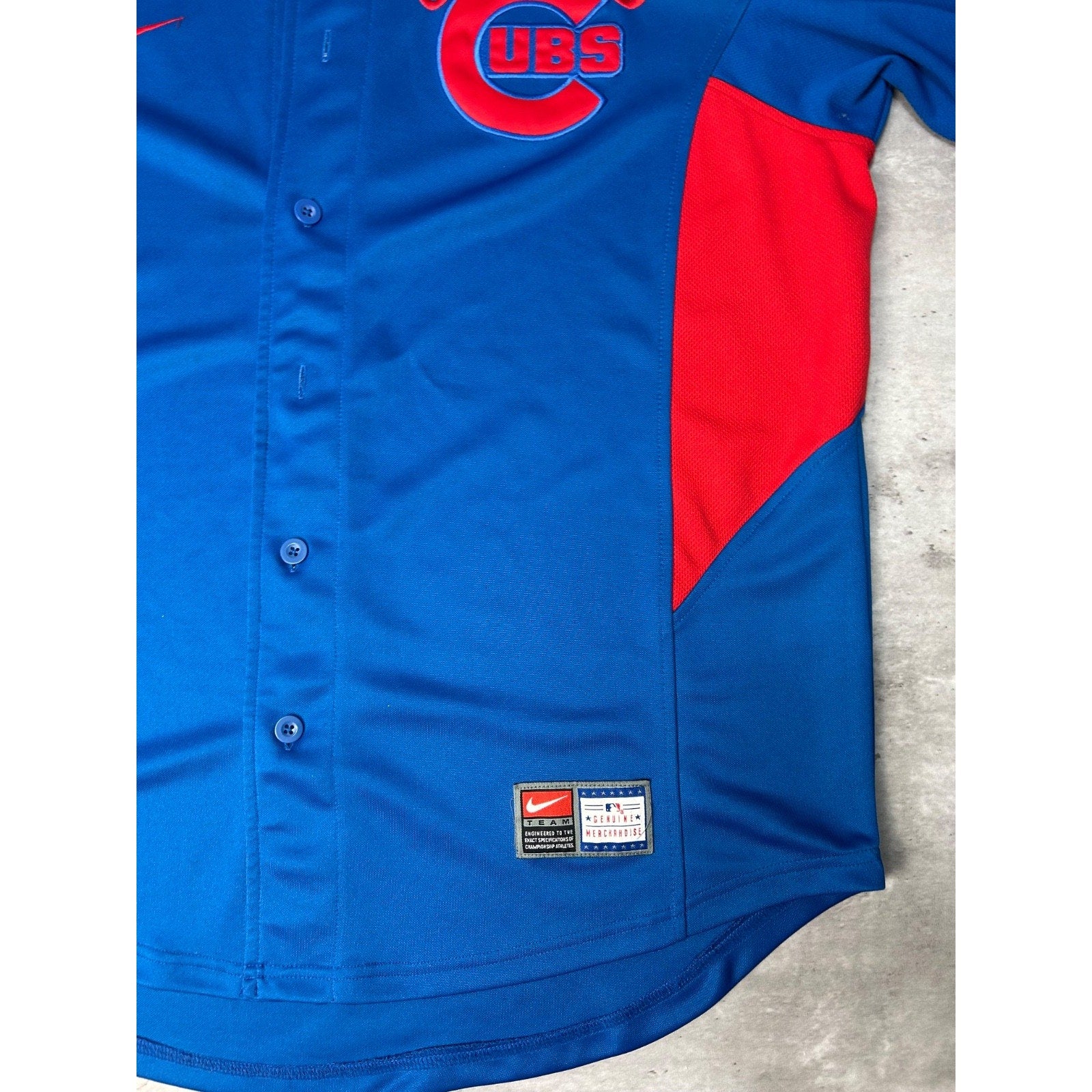 Vintage Chicago Cubs MLB Stitched Nike Baseball Jersey Size Large