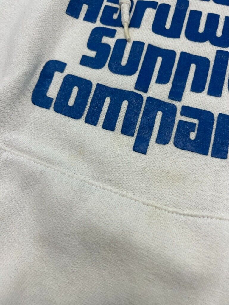 Vintage 70s/80s American Hardware Supply Company Hooded Sweatshirt Size Small