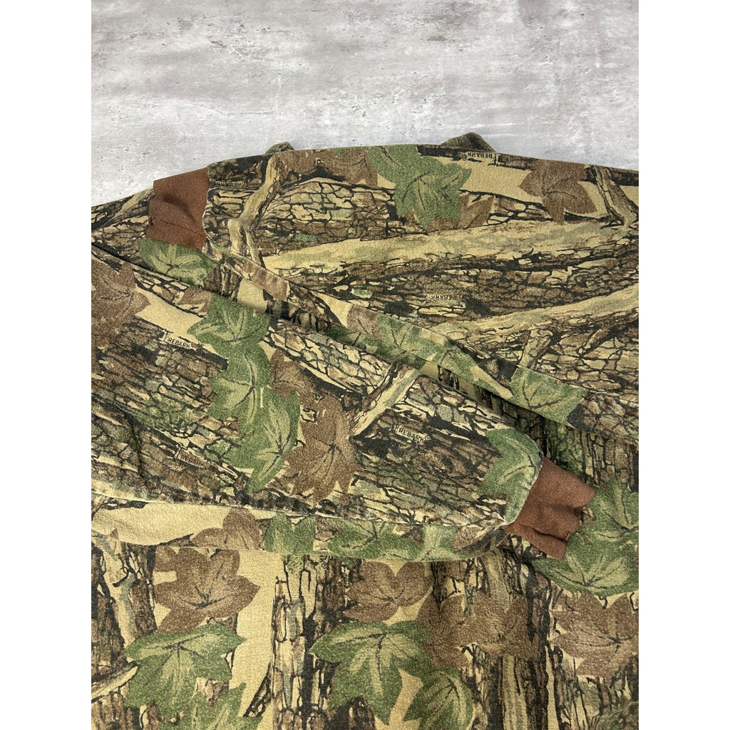 Vintage 90s Ocoee Realtree Camo Full Zip Hunting Bomber Jacket Size 2XL