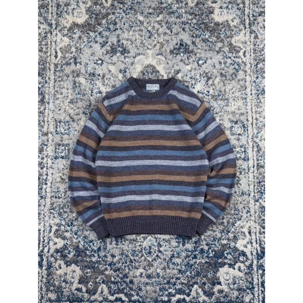 Vintage Le Tigre Striped Pullover Knit Sweater Size Small