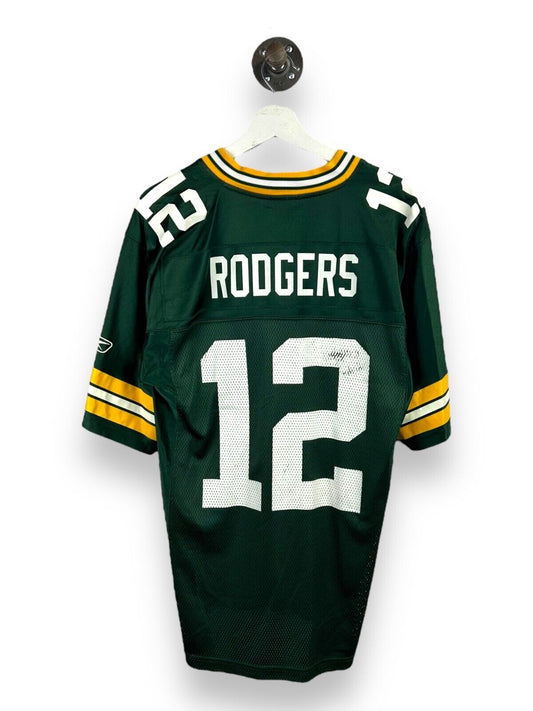 Vintage Aaron Rodgers #12 Green Bay Packers NFL Football Jersey Size Small