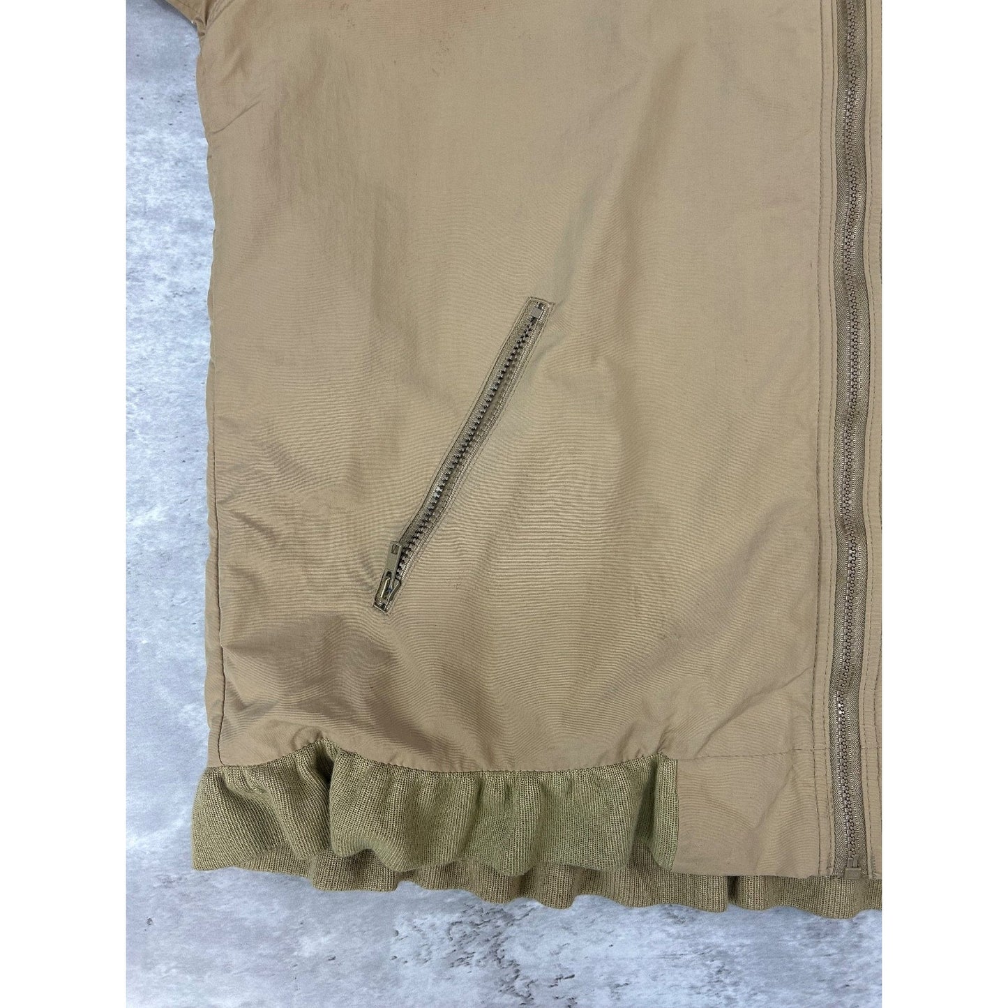 Vintage 80s/90s L.L. Bean Fleece Lined Full Zip Bomber Jacket Size 2XL