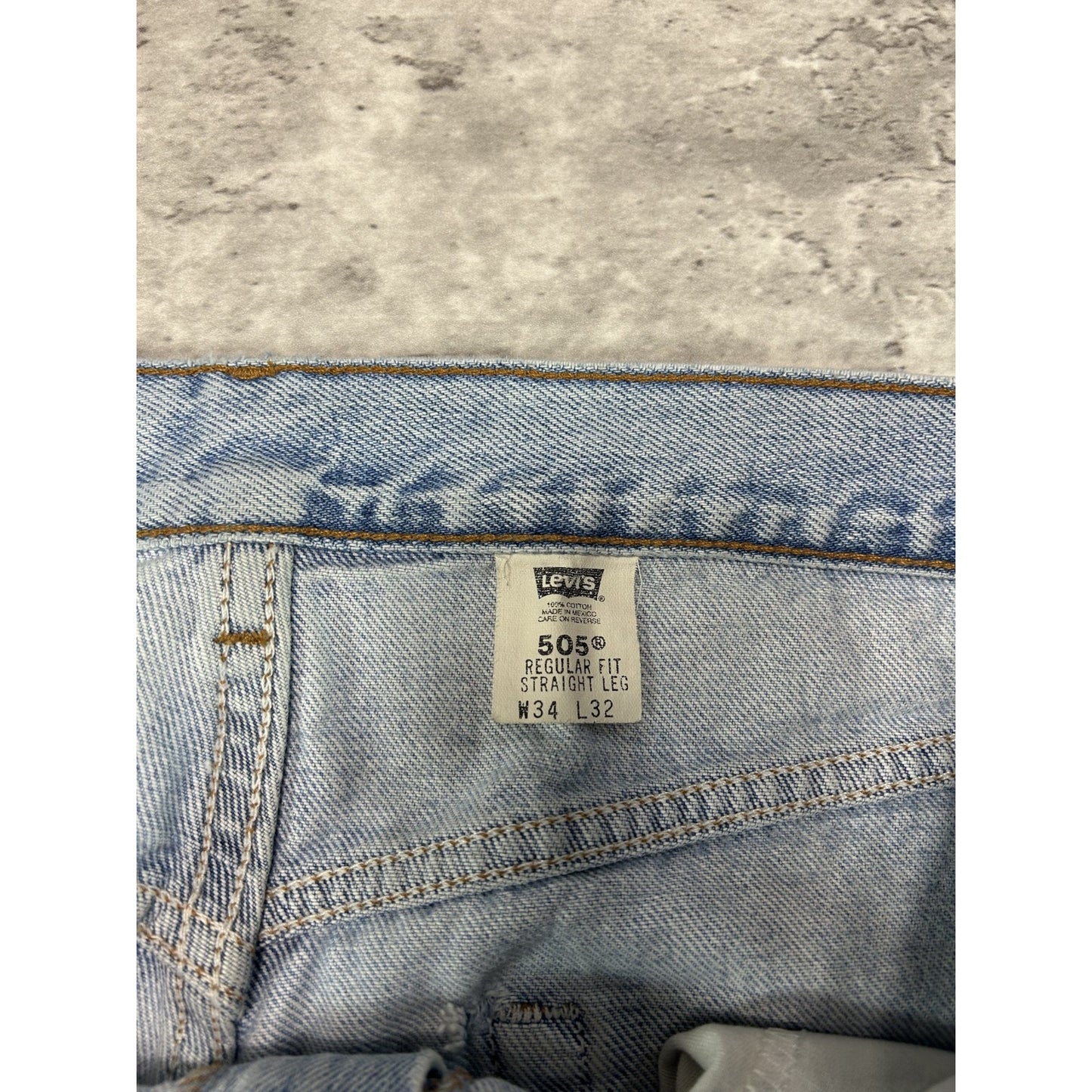 Vintage 90s Levis Red Tab Light Wash Denim Pants Size 33 Blue