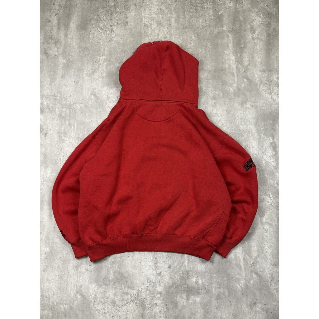 Vintage Y2K Johnny Blaze Incognito Embroidered Logo Hooded Sweatshirt Size XL