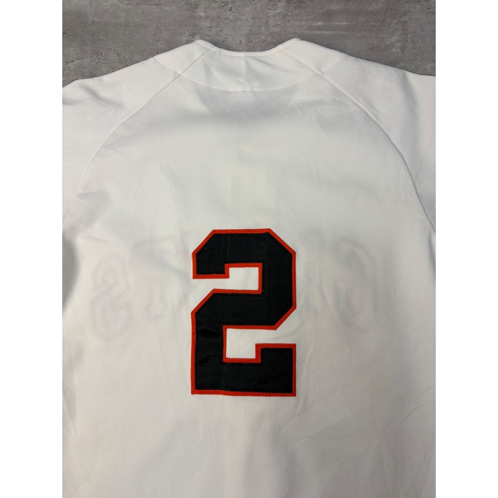 Vintage San Fransisco Giants MLB Stitched Spellout Baseball Jersey Size Medium