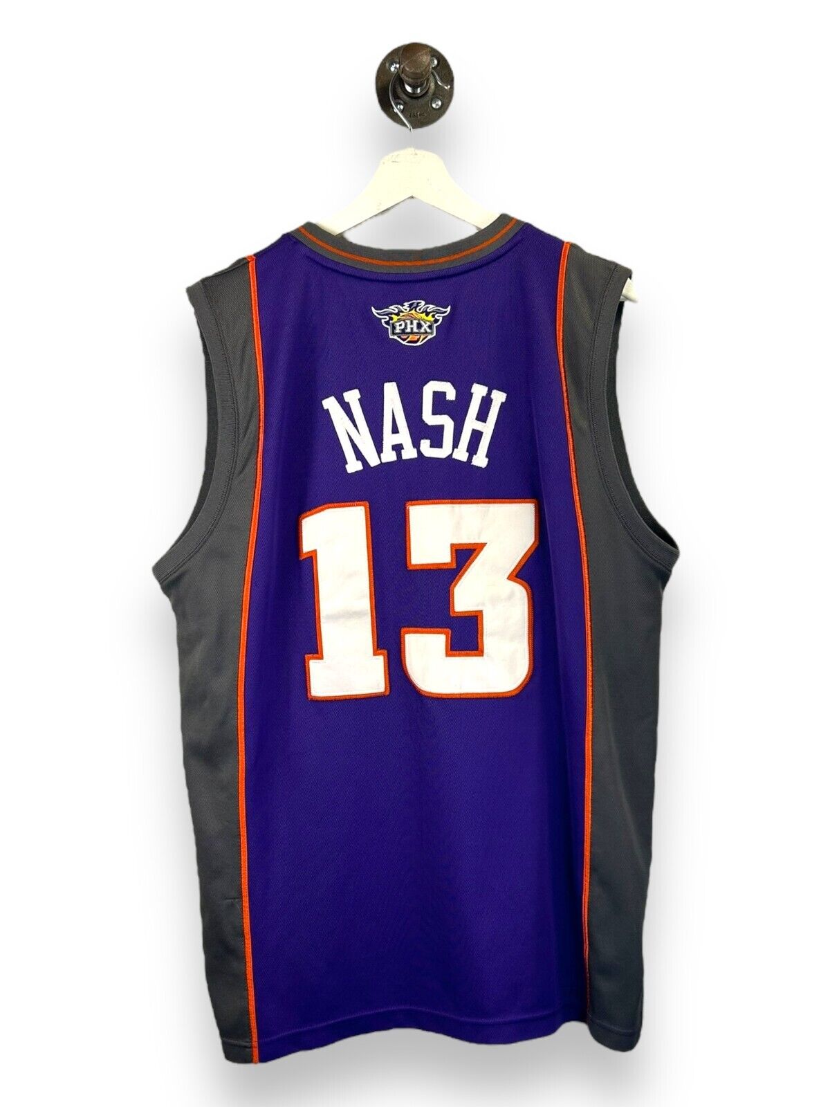 Vintage Steve Nash #13 Phoenix Suns NBA Reebok Wide Shoulder Jersey Size 46 XL