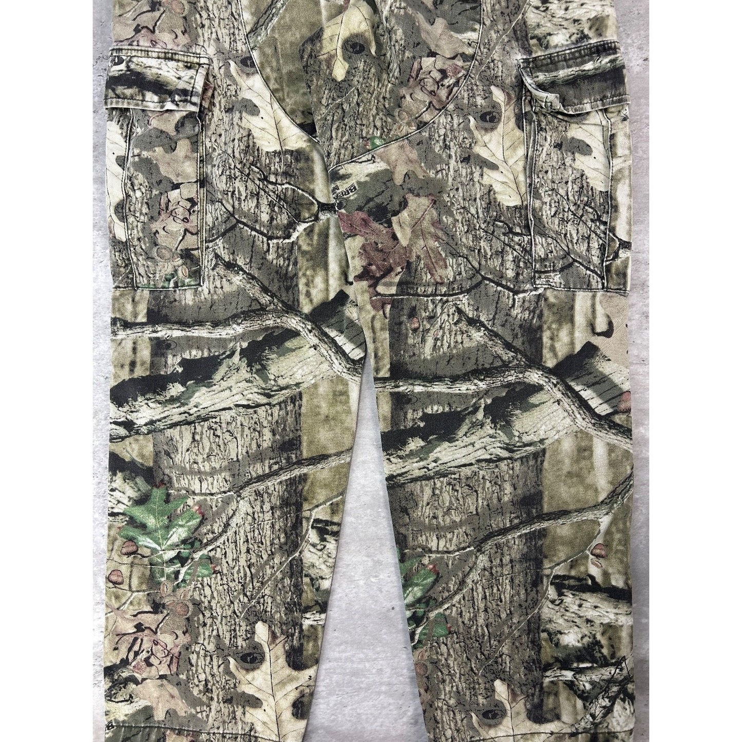 Vintage Mossy Oak Breakup Teee Camo Hunting Cargo Pants Size Medium