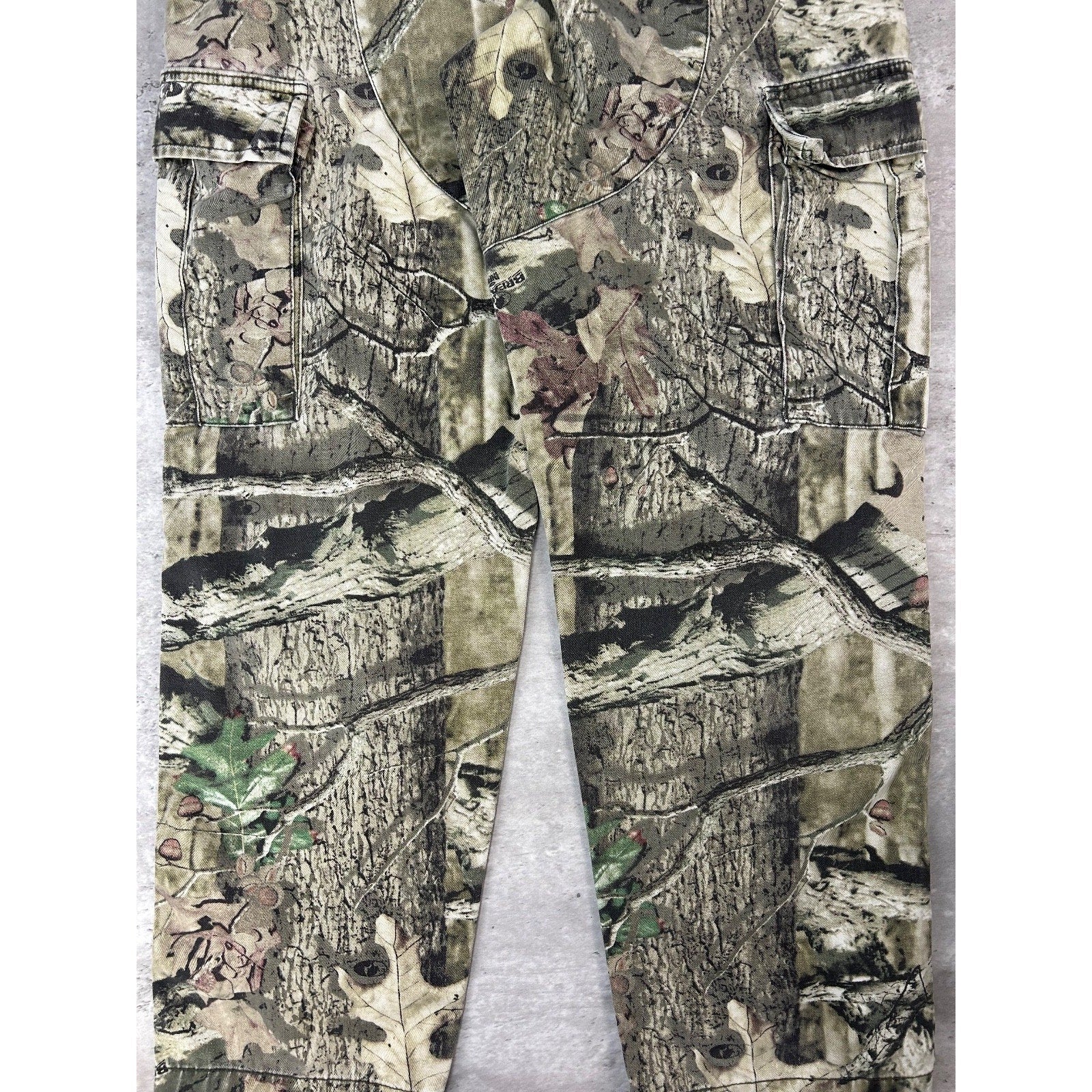 Vintage Mossy Oak Breakup Teee Camo Hunting Cargo Pants Size Medium