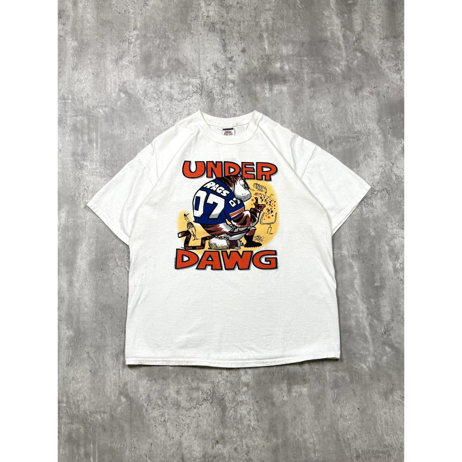 Auburn University Tigers NCAA Under Dawg Graphic T-Shirt Size Large