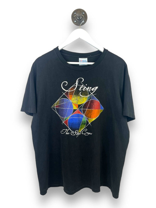 Vintage 1991 Sting The Soul Cage Tour Music Band Graphic T-Shirt Size XL Black