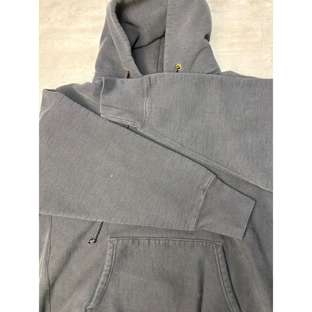 Vintage 90s Camber Black Hooded Pullover Sweatshirt Size 2XL
