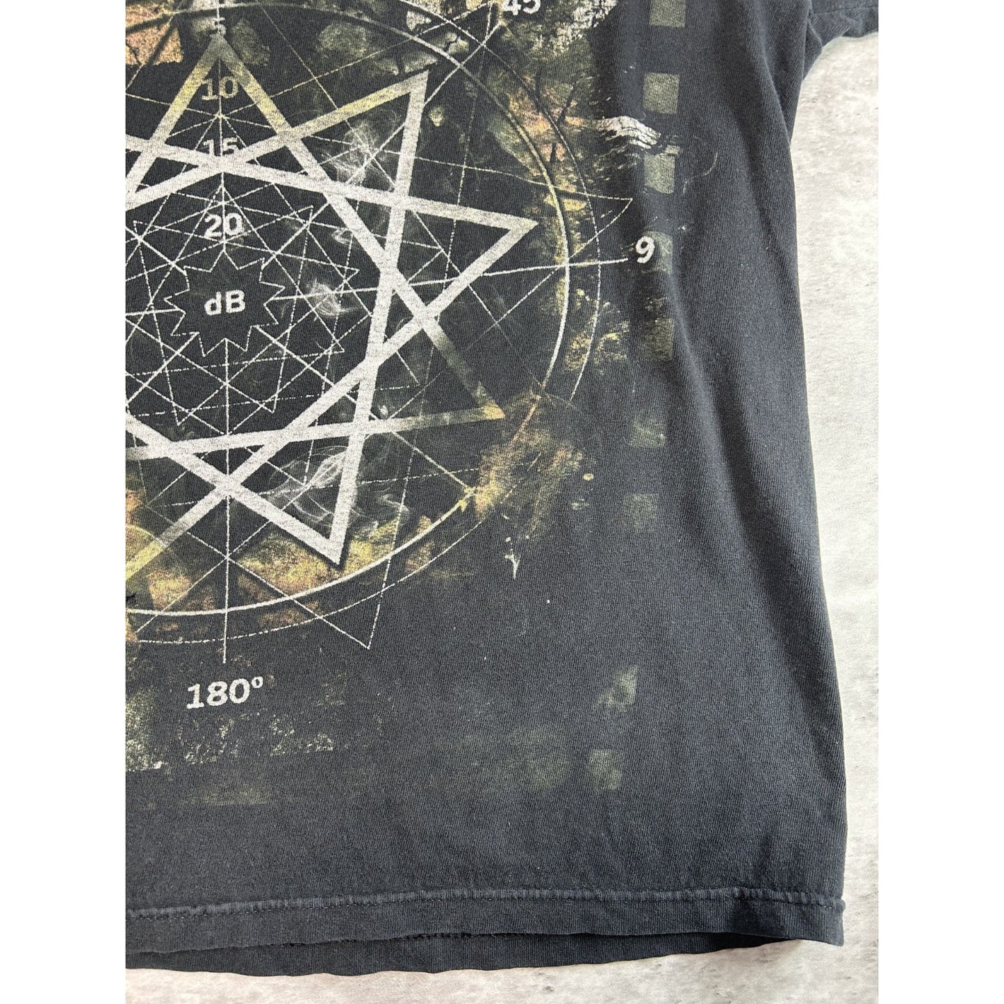 Vintage Slipknot Heavy Metal Music Band T-Shirt Size Medium Black