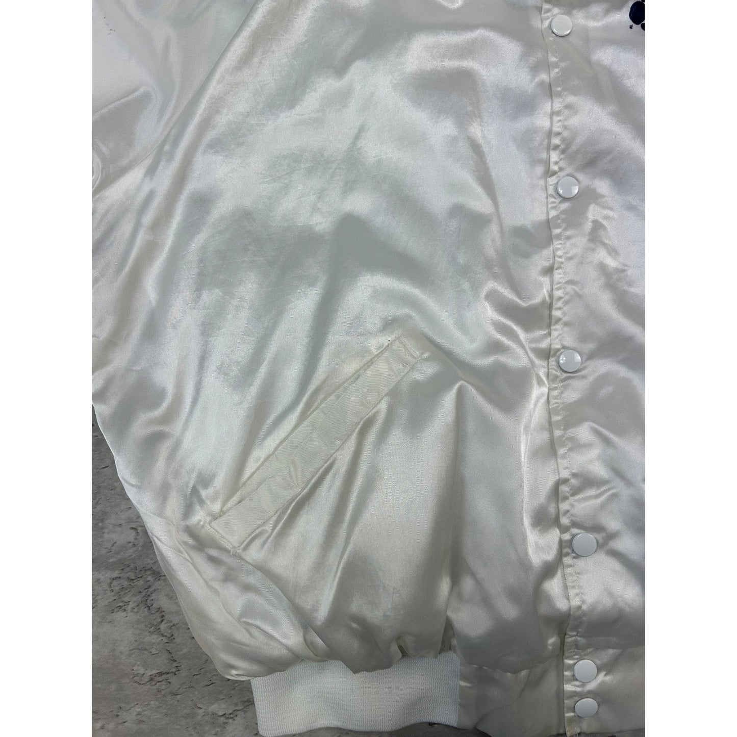 Vintage 80s/90s Penn State Nittany Lions NCAA Satin Bomber Jacket Size 2XL