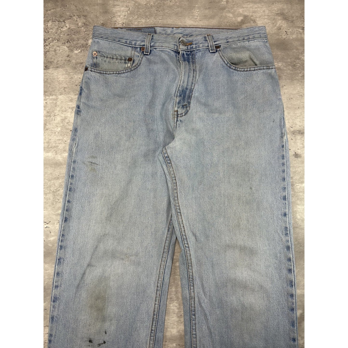 Vintage 90s Levis Red Tab Light Wash Denim Pants Size 33 Blue