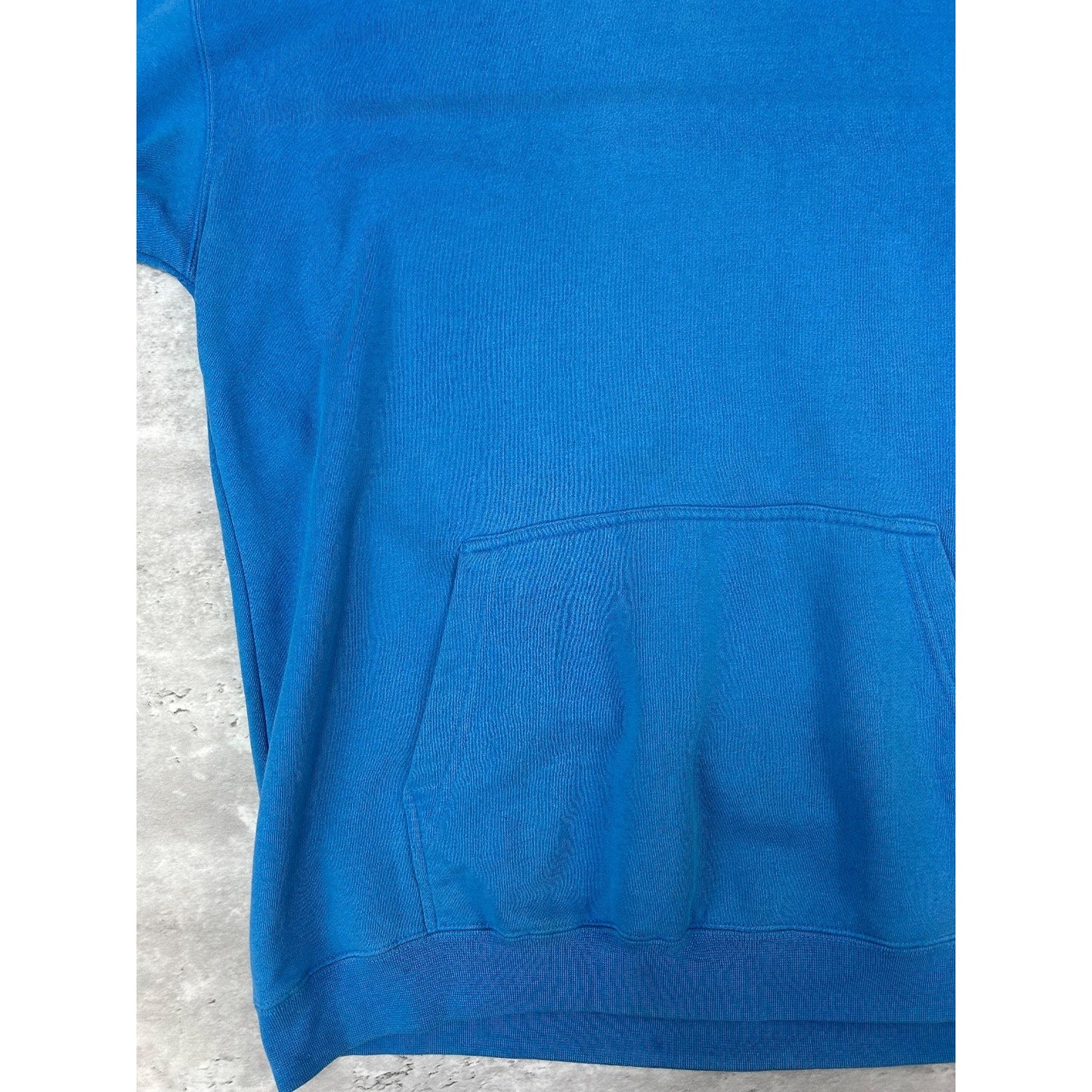 Vintage 2000s Stussy 80 Spellout Graphic Hooded Sweatshirt Size XL Blue