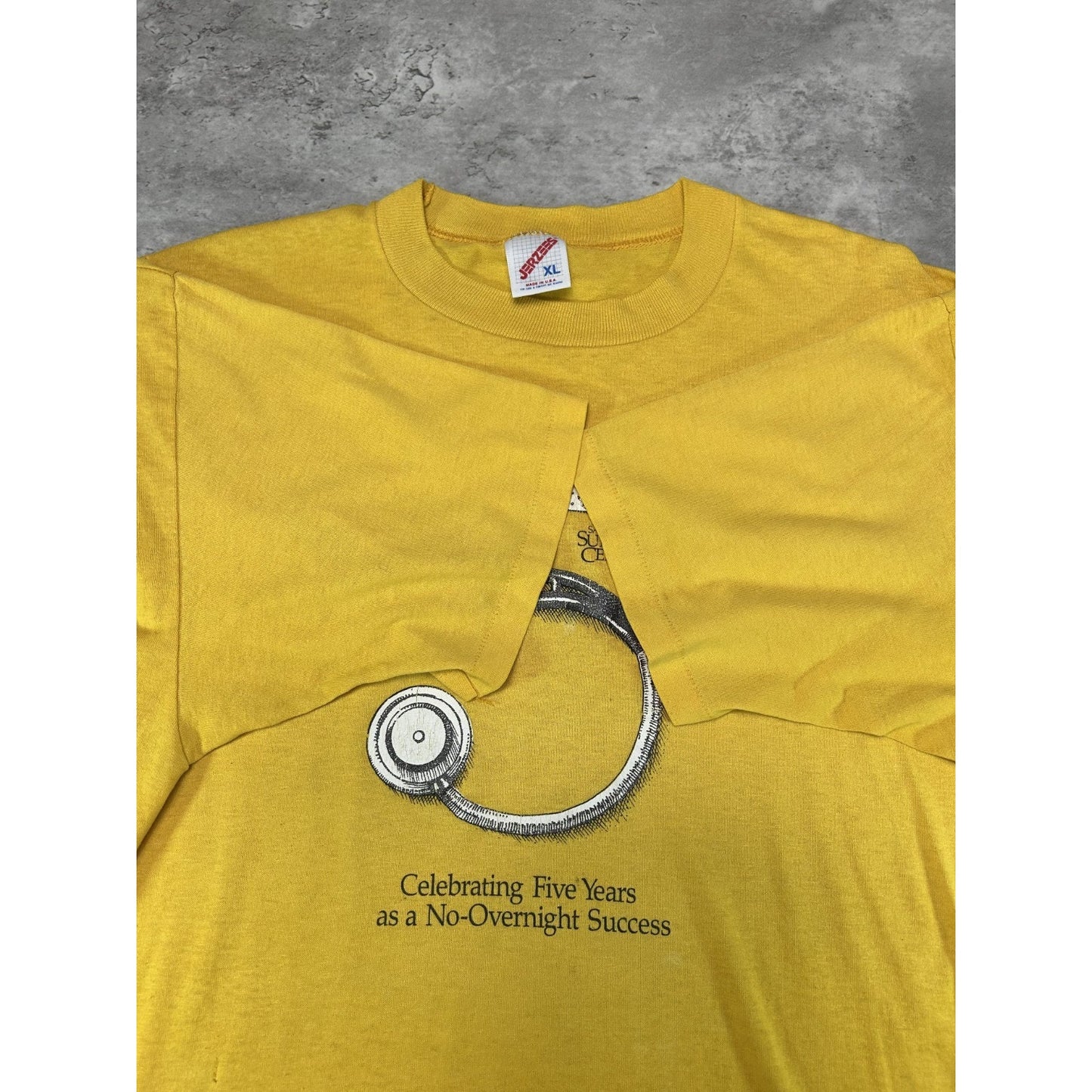 Vintage 90s Saint VIncent Surgery Center 5 Year Anniversary T-Shirt Size XL