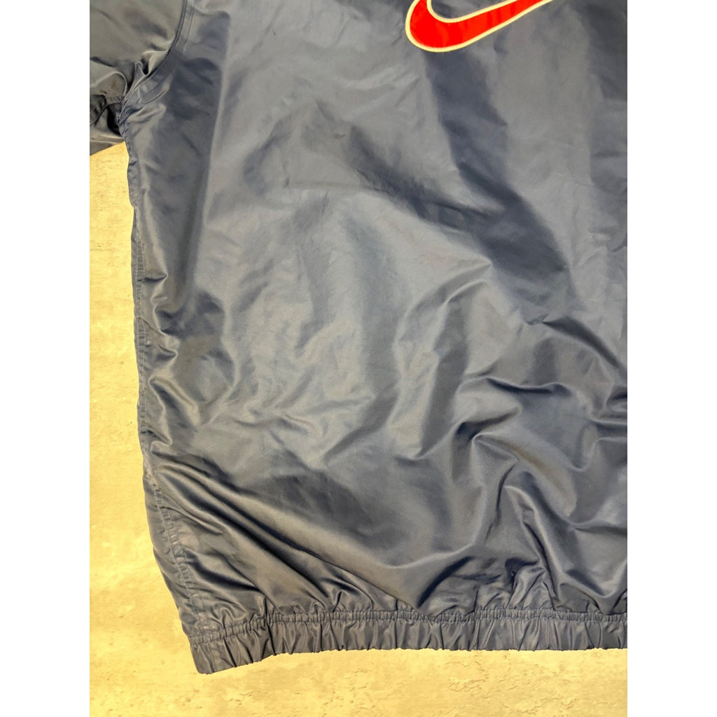 Vintage 2000s Nike Embroidered Swoosh Nylon Bomber Jacket Size