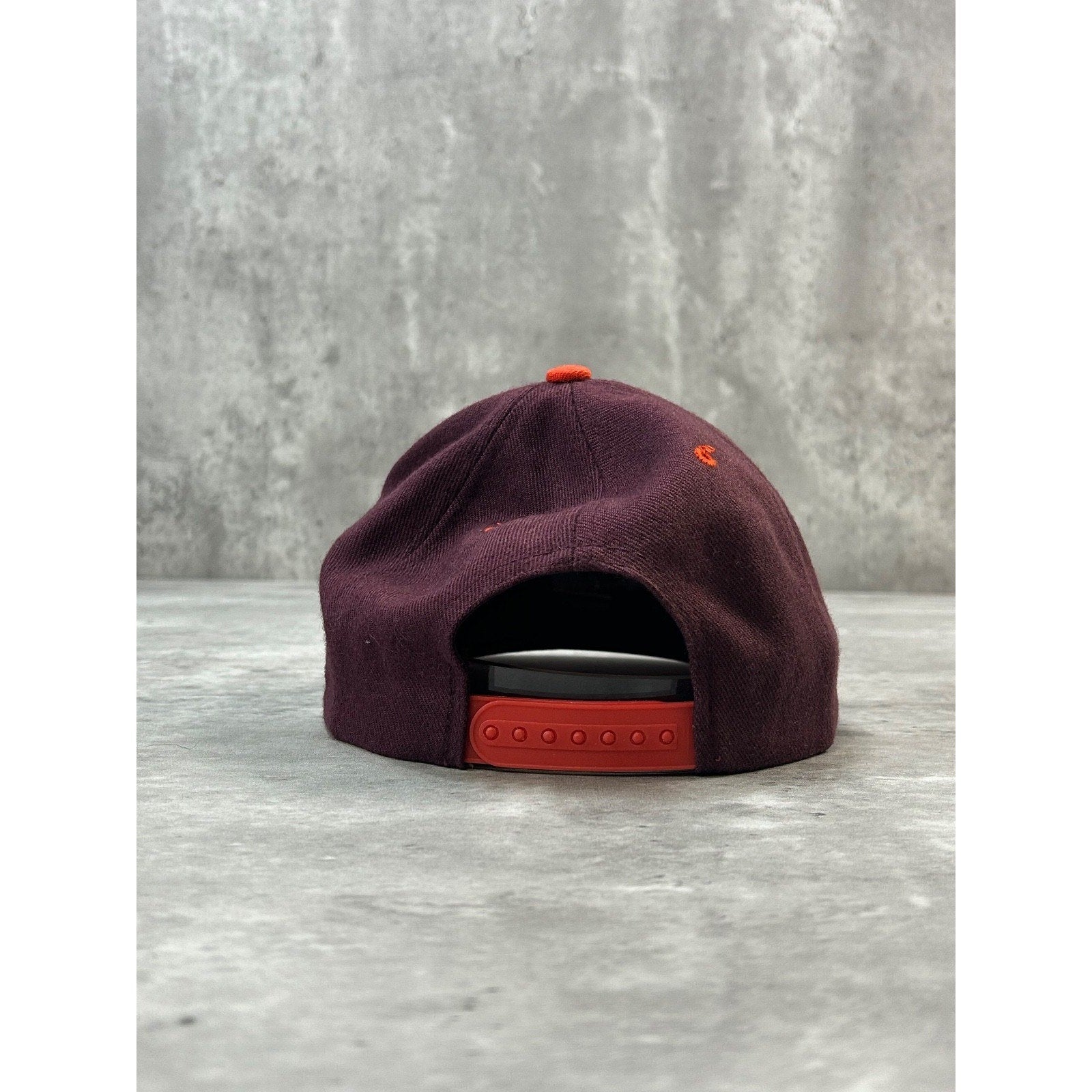 Vintage 90s Virginia Tech Hokies NCAA Embroidered Logo Snapback Hat OSFA