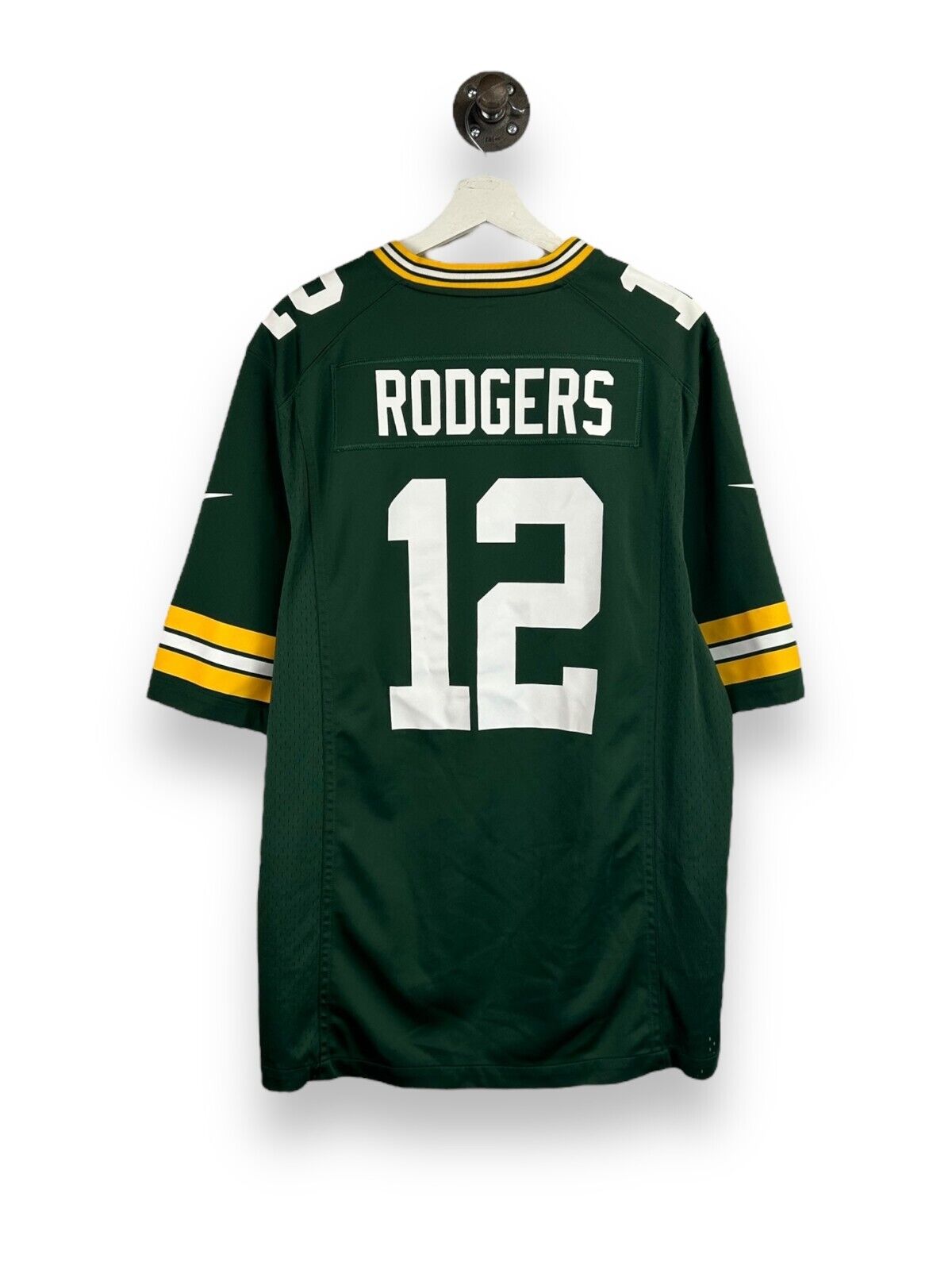 Aaron Rodgers #12 Green Bay Packers NFL Nike Football Jersey Size Large