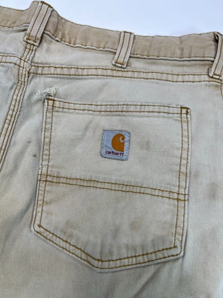 Carhartt Relaxed Fit Canvas Workwear Five Pocket Pants Size 33