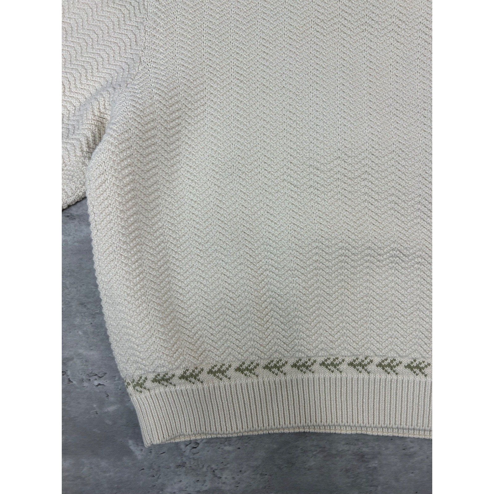 Vintage 90s Cabelas Embroidered Landscape Pullover Knit Sweater Size XL