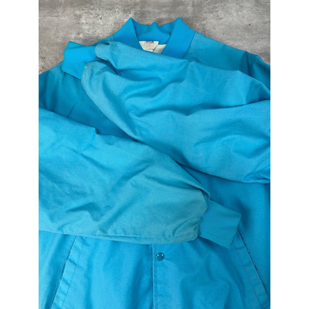 Vintage 80s/90s Lost In The 50s Embroidered Bomber Jacket Size Large