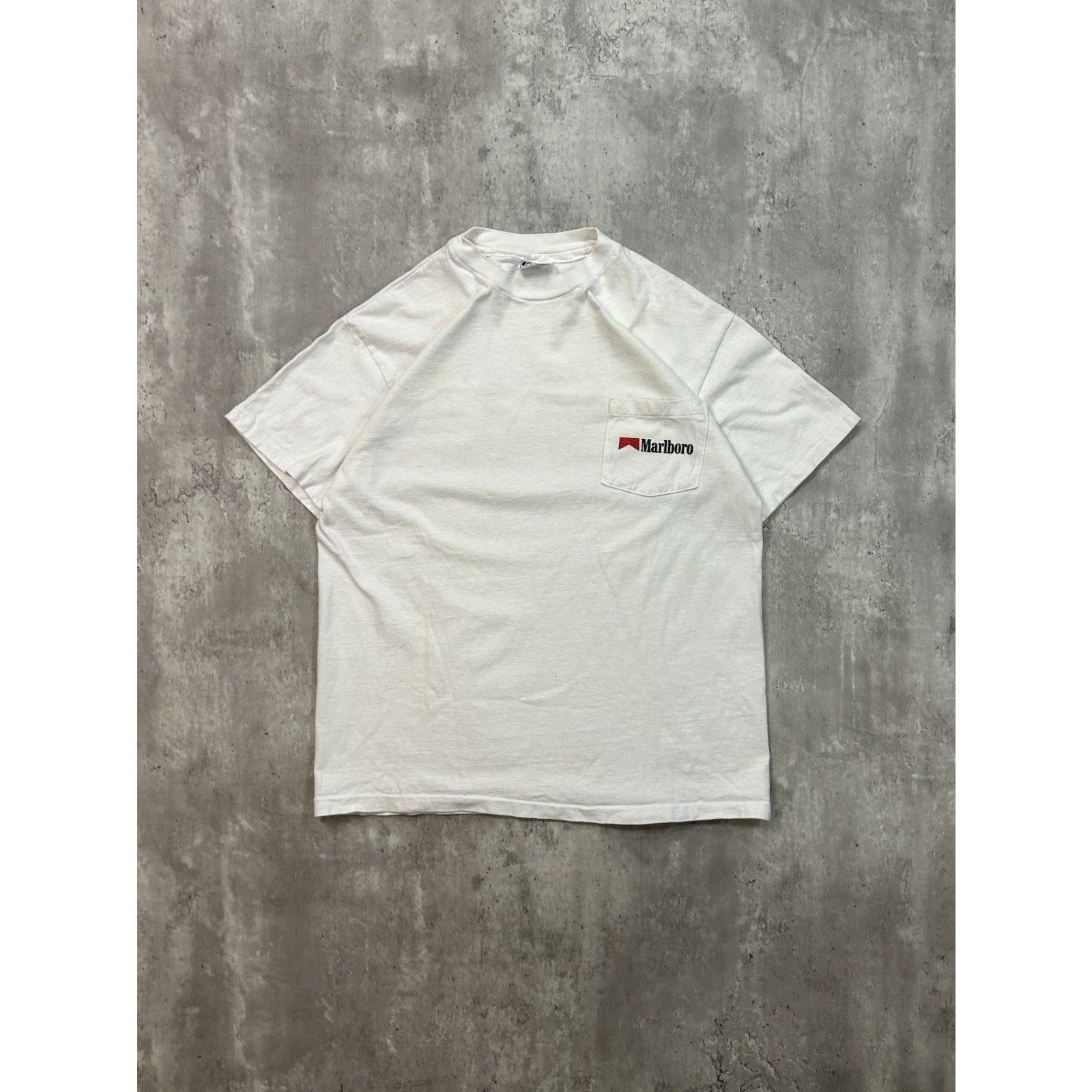 Vintage 90s Marlboro Wild West Collection Cowboy Graphic T-Shirt Size Large