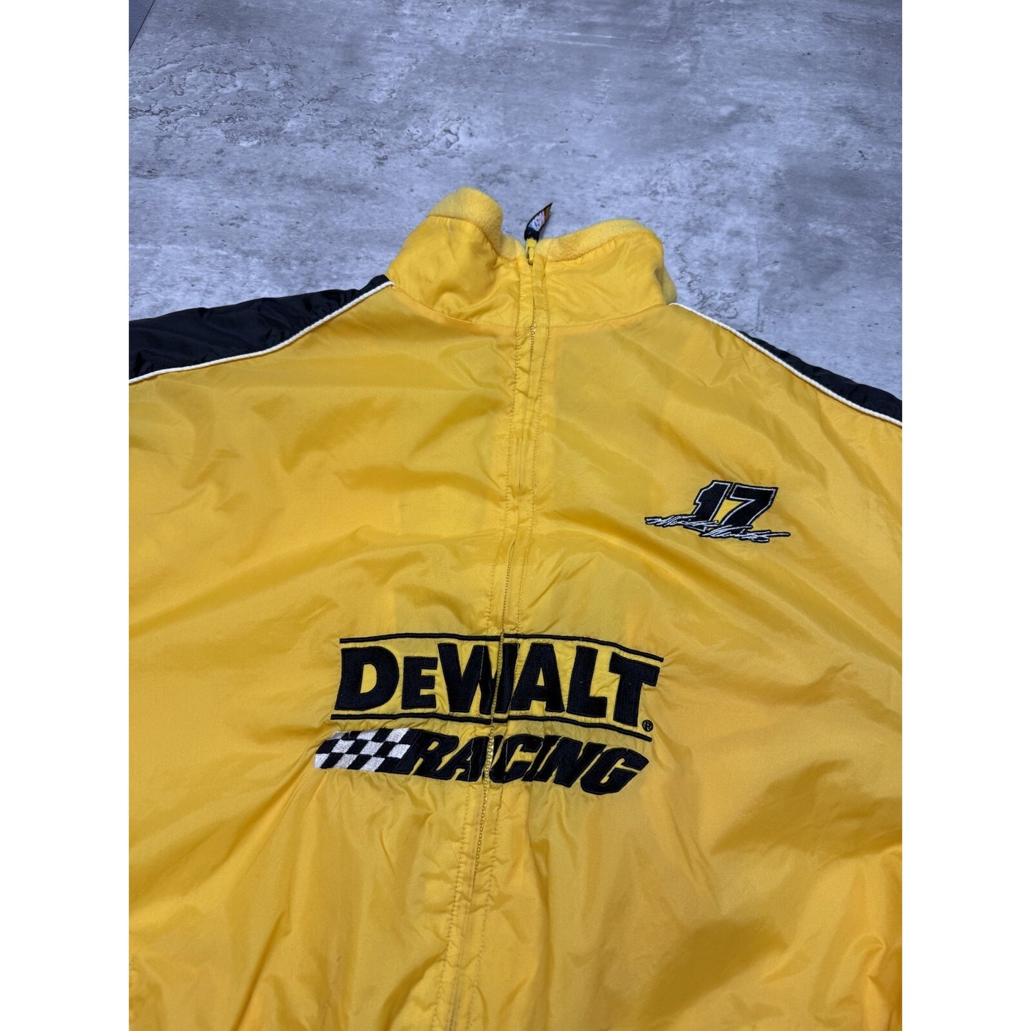 Vintage Matt Kenseth #17 Nascar Dewalt Racing Embroidered Jacket Size Large
