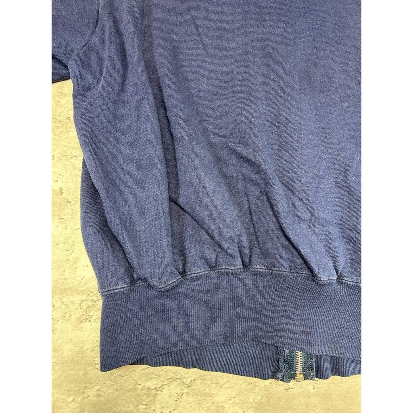 Vintage 70s/80s Wrangler Thermal Lined Full Zip Hooded Sweatshirt Size Medium