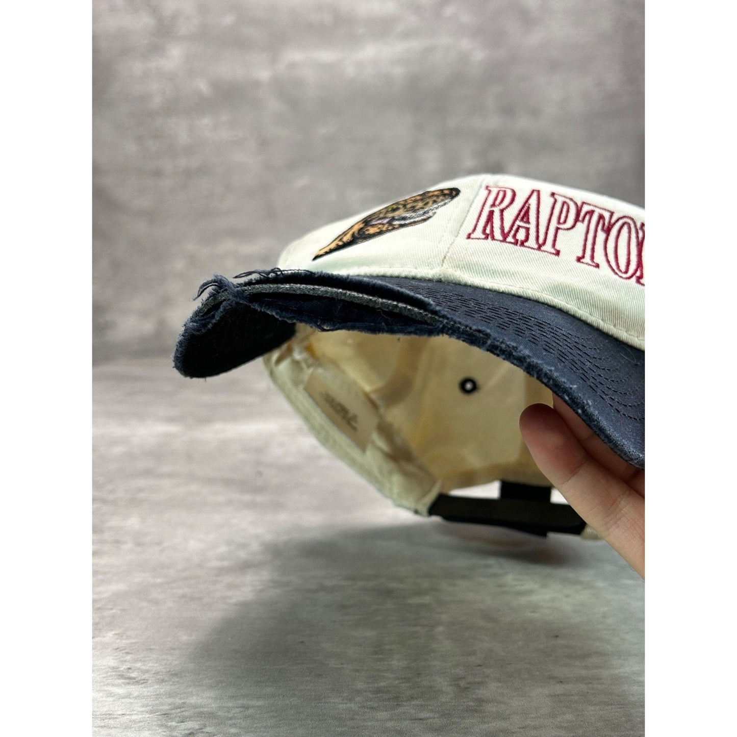 Vintage 1997 Jurassic Park The Lost World Raptor Embroidered Snapback Hat OSFA