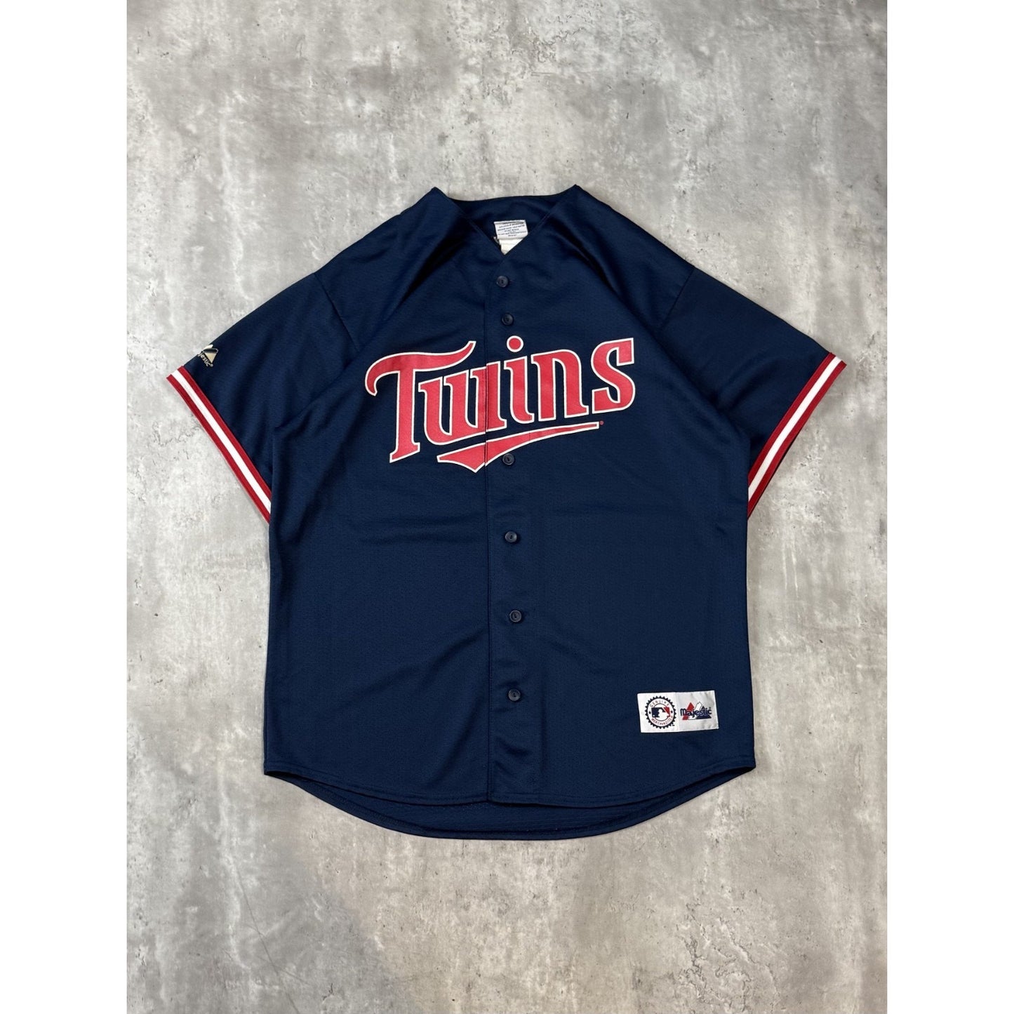 Vintage 90s Cristian Guzmán #15 Minnesota Twins MLB Jersey Size XL