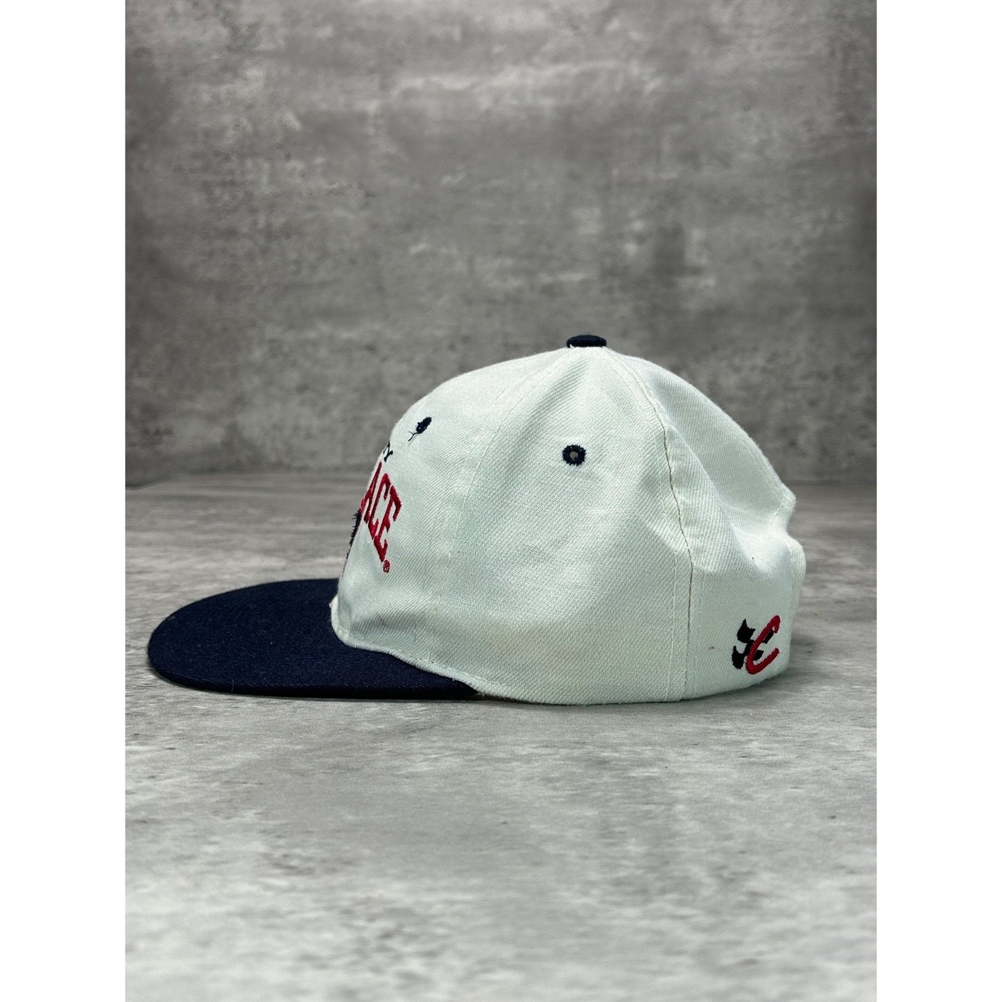 Vintage 90s Rusty Wallace #2 Embroidered Spellout Nascar Snapback Hat OSFA