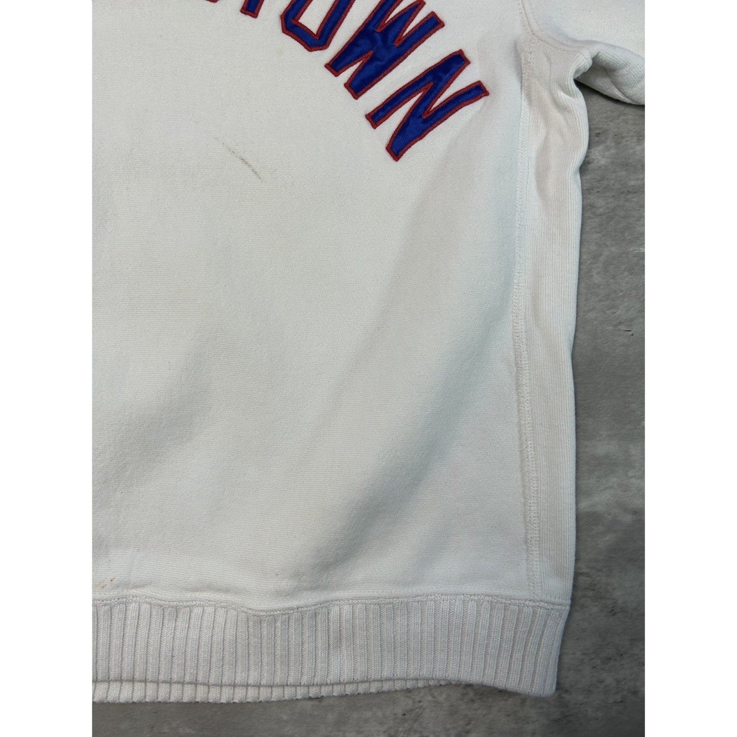 Vintage 90s Cooperstown Embroidered Arc Spellout Baseball Sweatshirt Size XL