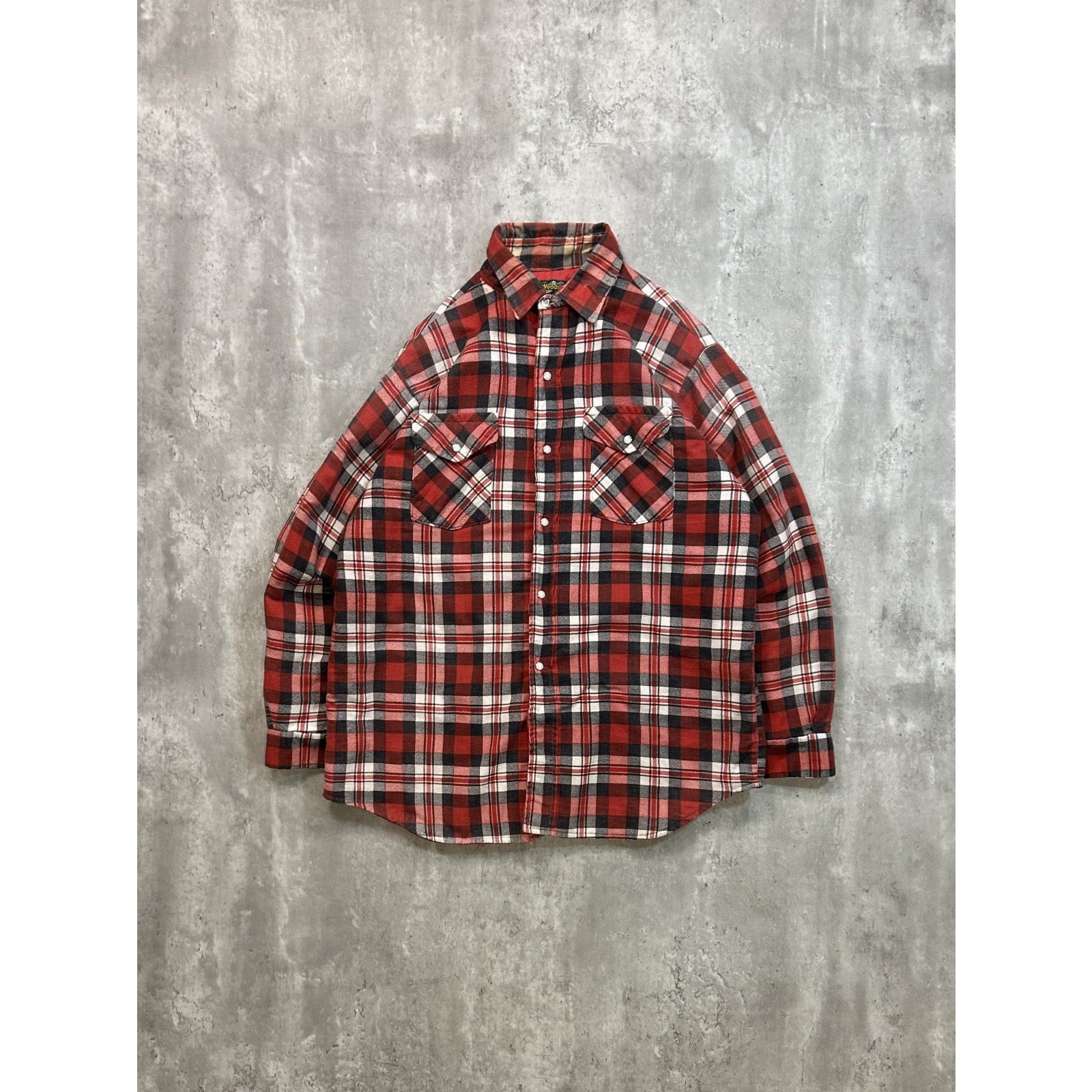 Vintage 80s/90s Woodsman Plaid Insulated Double Pocket Jacket Size XL