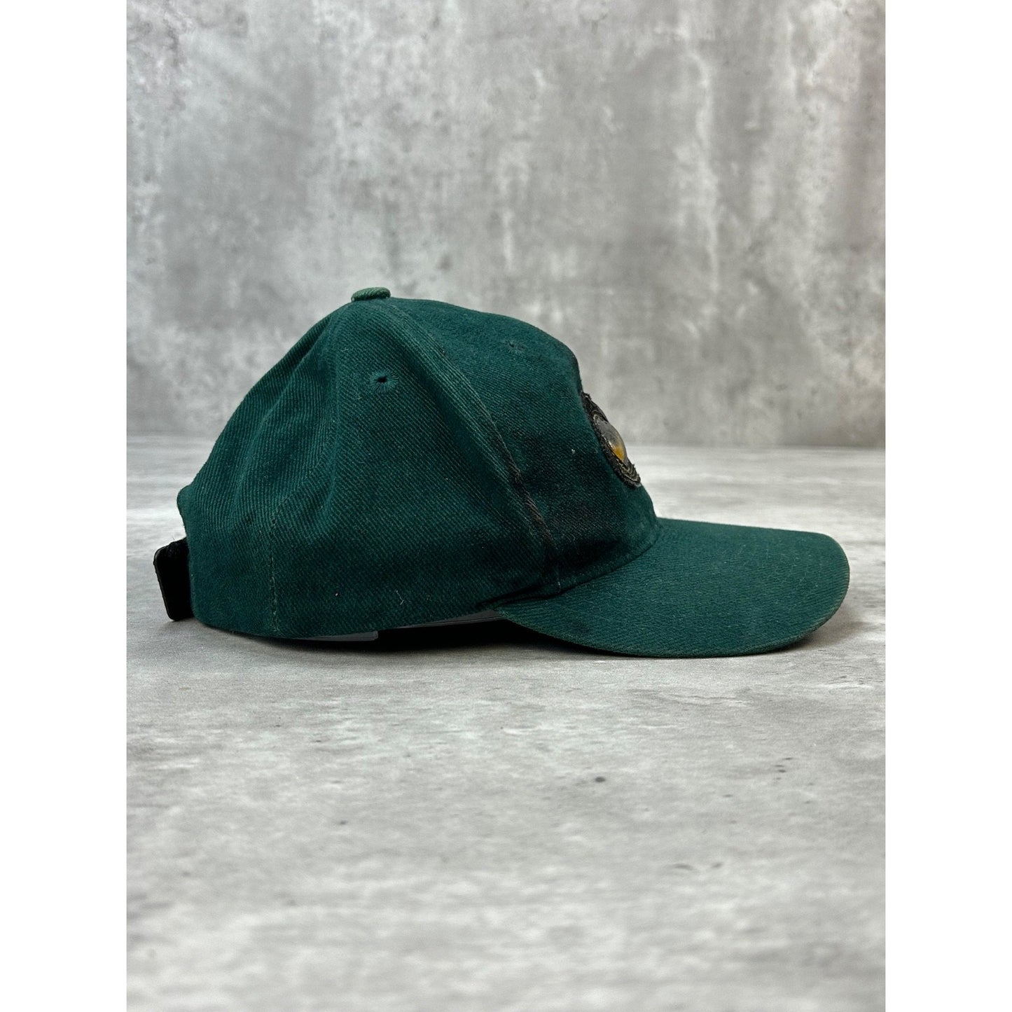 Vintage 90s Nike Gel Swoosh Strapback Hat OSFA Forest Green