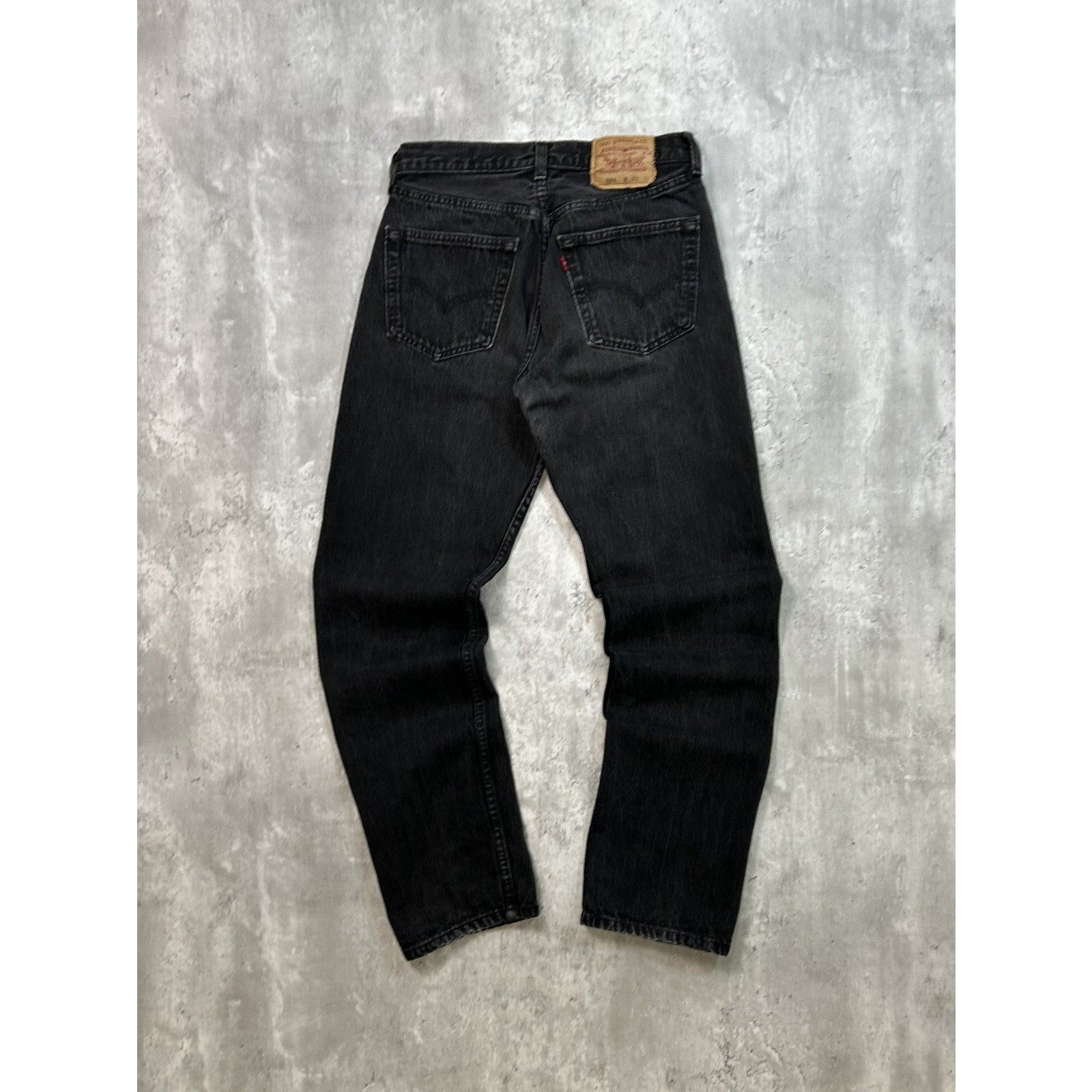 Vintage 90s Levis 505 Red Tab Black Denim Pants Size 28