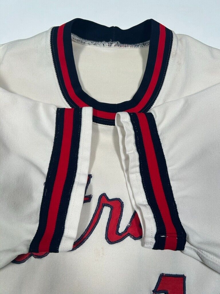 Vintage 50s/60s Patriots #11 Baseball Stitches Jersey Size 38 Medium White