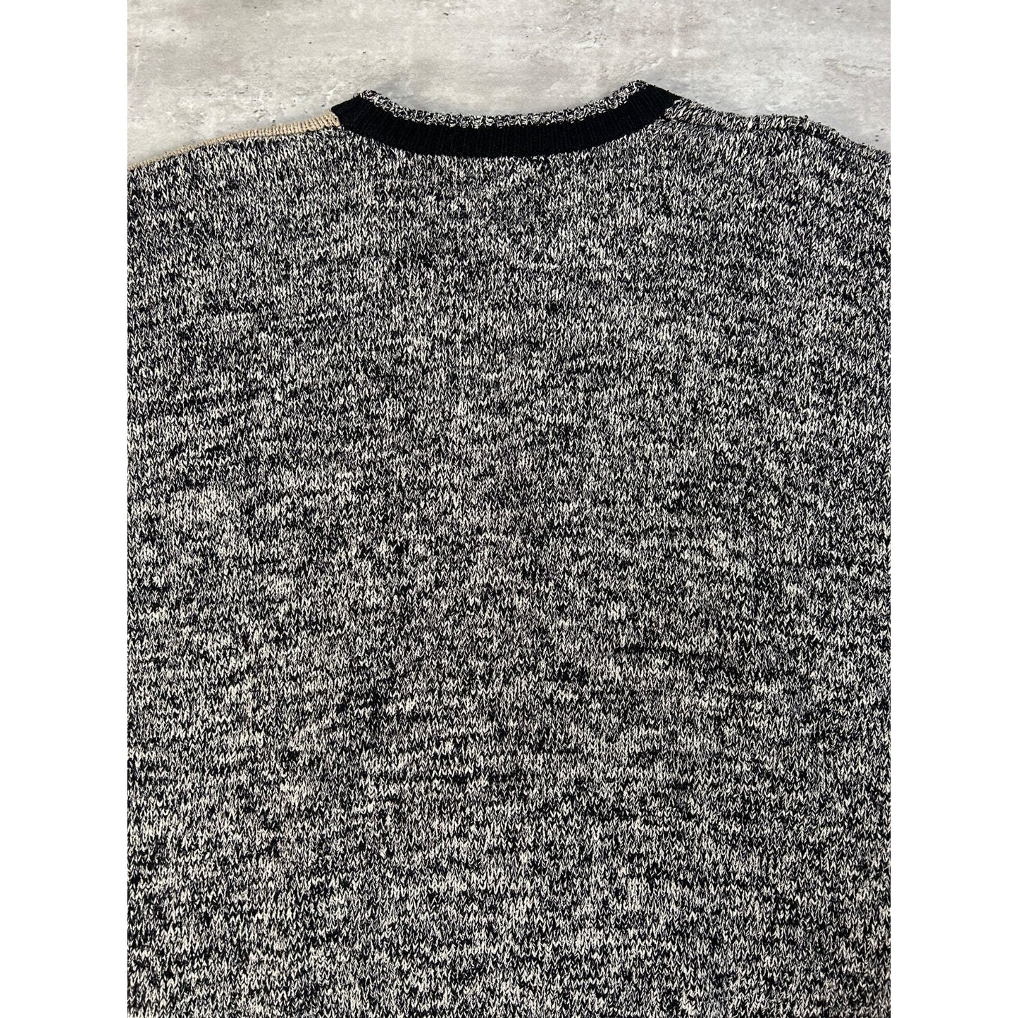 Vintage Croft & Barrow Abstract Print Pullover Knit Sweater Size Medium