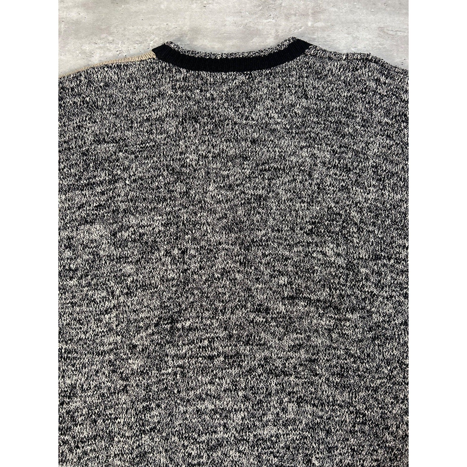 Vintage Croft & Barrow Abstract Print Pullover Knit Sweater Size Medium