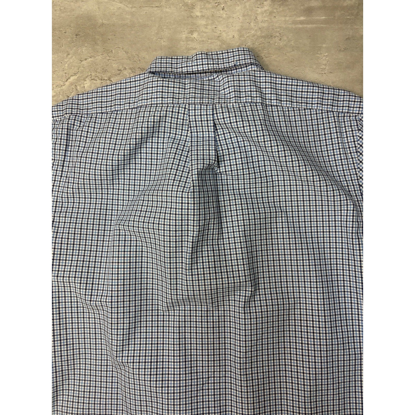 Vintage Polo Ralph Lauren Embroidered Pony Plaid Button Up Shirt Size Large