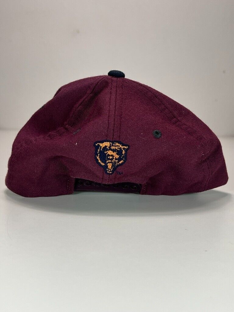 Vintage 90s Chicago Bears NFL Embroidered Logo Snapback Hat OSFA