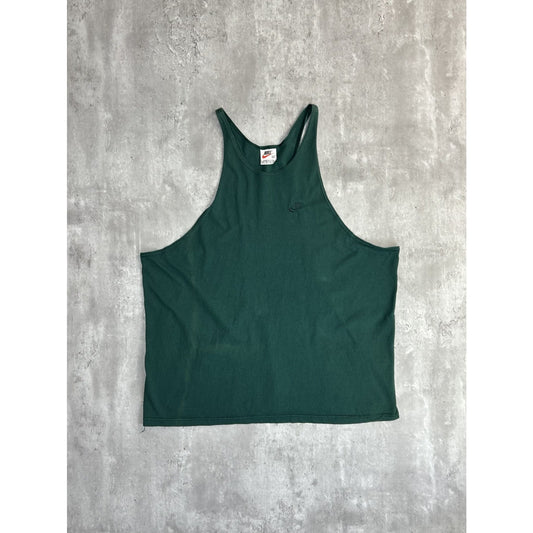 Vintage 90s Nike Tonal Embroidered Mini Swoosh Sleeveless T-Shirt Size XL