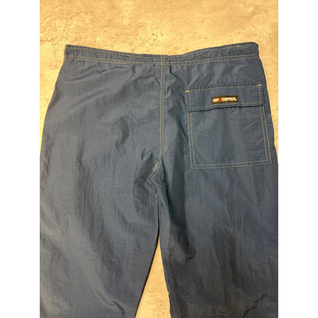 Vintage B.U.M Equipment Multi Pocket Nylon Cargo Track Pants Size Small