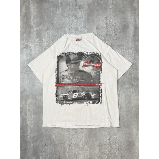 Vintage 2000 Dale Earnhardt Budweiser Racing Nascar Graphic T-Shirt Size Large