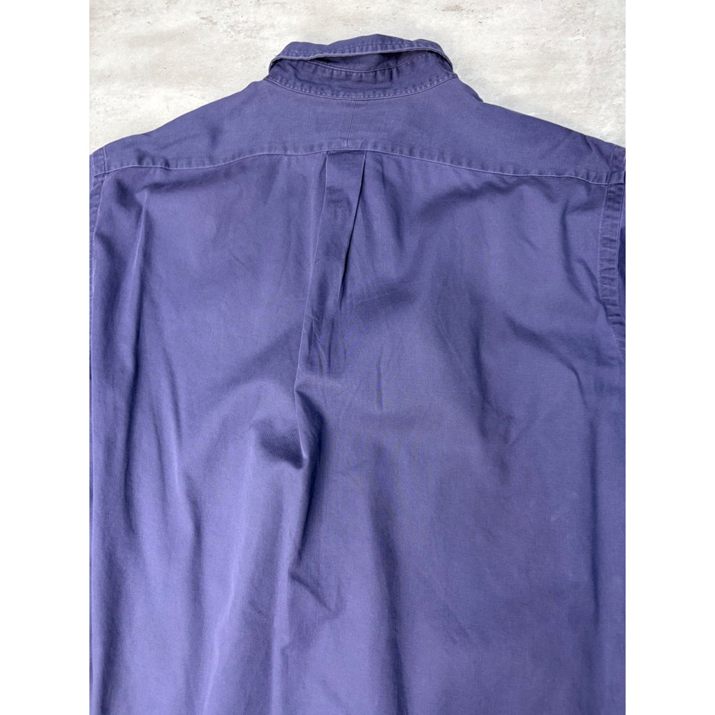 Vintage Polo Ralph Lauren Embroidered Pony Long Sleeve Button Up Shirt Size XL