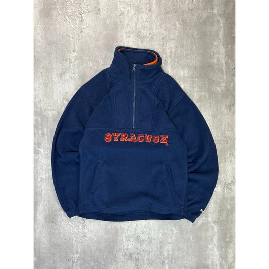 Vintage Syracuse Orangemen NCAA Embroidered Spellout Sweatshirt Size YOUTH Large